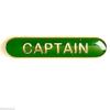 Captain Badge ideal for schools (green)