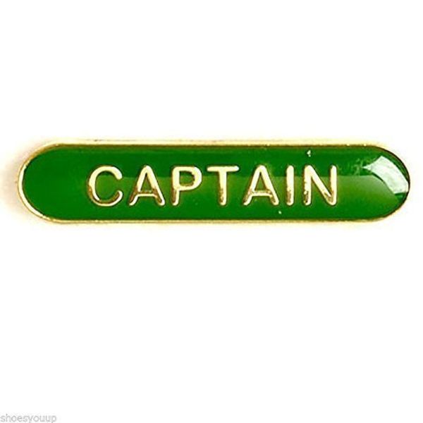Captain Badge ideal for schools (green)