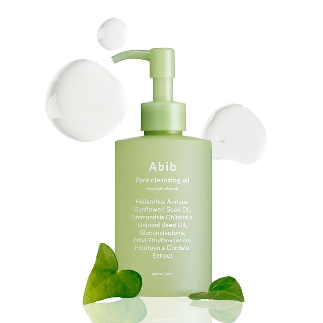 Abib Pore Cleansing Oil Heartleaf Oil Wash 7.01 Fl oz I Mild Facial Cleanser Korean Skincare