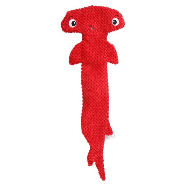 Hammerhead Shark Dog Toy: A Roaring Companion For Your Pup - Red