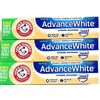 Arm And Hammer Advance White Tube, 3 Count