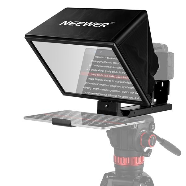 NEEWER X12BD 12" Teleprompter for iPad/DSLR, Remote & App Control