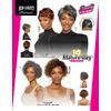Mane Concept Red Carpet Synthetic Curly Pixie Deep Part HD Lace Front Wig - RCMS282 AQUA (1B)
