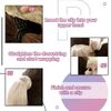 Hetto Ponytail Hair Extensions Ash Blonde mix #613 Blonde Ponytail Human Hair Extension Real Remy Ponytail Extensions Human Hair Natural Thick 18 Inch 80g