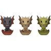 Funko POP! 3 Pack - Game of Thrones - Dragons Hatching (Drogon, Viserion & Rhaegal) ECCC 2020 Shared Exclusive