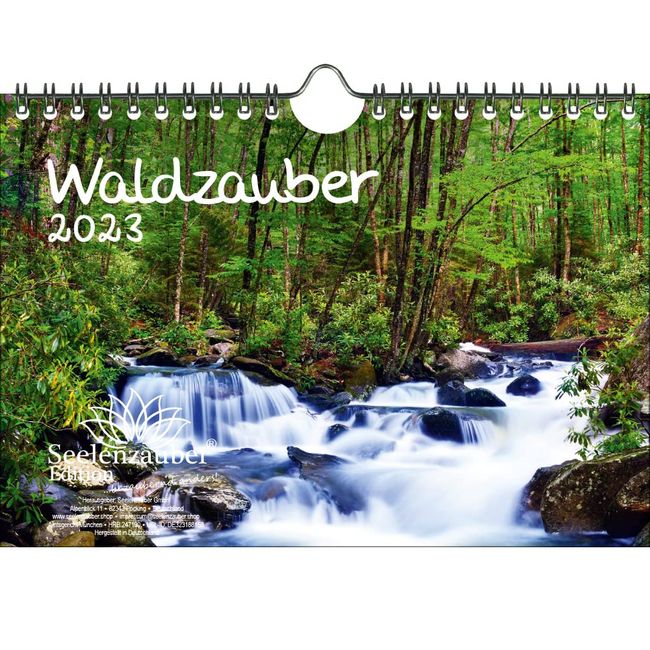 Waldzauber DIN A5 Wandkalender für 2023 Wald - Seelenzauber