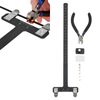Raguso Bow Square Archery Kit, Abrasion Aluminium Alloy Stable Location Bow String Nocking Points Set for Compound Down Bows