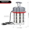 100W LED Temporary Work Light Fixture Linkable Jobsite Lighting 5000K Daylight