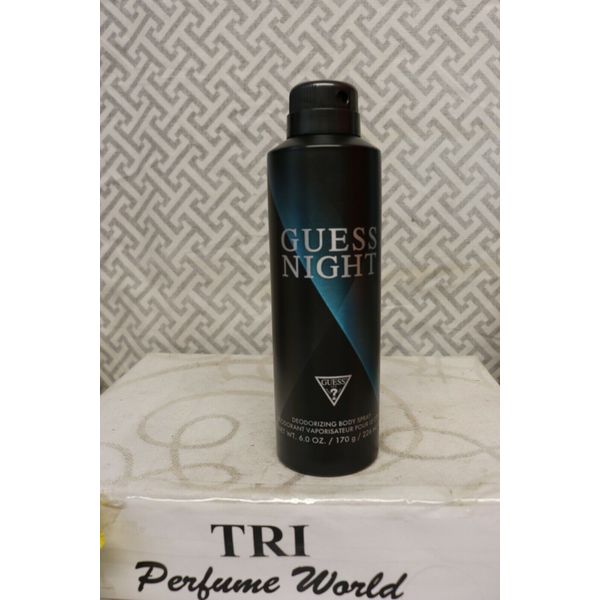 GUESS NIGHT Deodorizing Body Spray for Men 6 oz.
