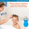 Bath Tap Filter for Hard Water - Reduces Chlorine, Limescale & Heavy Metals - Tylola Series 1 - Gentle on Sensitive Skin & Improves Hair Feel - 1 Bath Ball + 2 Cartridges