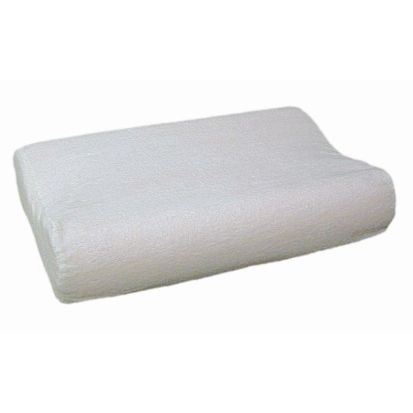 Radial Cut Memory Foam Pillow,19"X12"X3"-4 1/2" [Each-1 (single)]