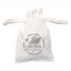 Flox Creative White Organic Small Drawstring Pouch Our Cruise Honeymoon