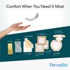 ComfortFoam Border Foam Wound Dressing, 4”x 8”, 5 Pack, Soft Silicone Adhesive, Highly Absorbent, Latex Free, Self-Adherent, Showerproof, Flexible, Cut to Fit