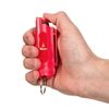 BURN Pepper Spray 1/2oz Self Defense Keychain Safety Lock Molded Red 2 Pack