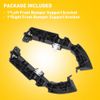 Pair Front Bumper Support Bracket Replacement For Dodge Challenger 2008-2021