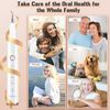 Plaque Remover for Teeth, Electric Tooth Cleaner Tartar Remover for Teeth with LED Light,4 Modes Rechargeable Teeth Cleaning Kit with Dental Tools, 2 Replaceable Heads