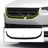 BOGAR TECH DESIGNS Front Chrome Delete Overlay Compatible with Polestar 2 2020-2025, Gloss Black