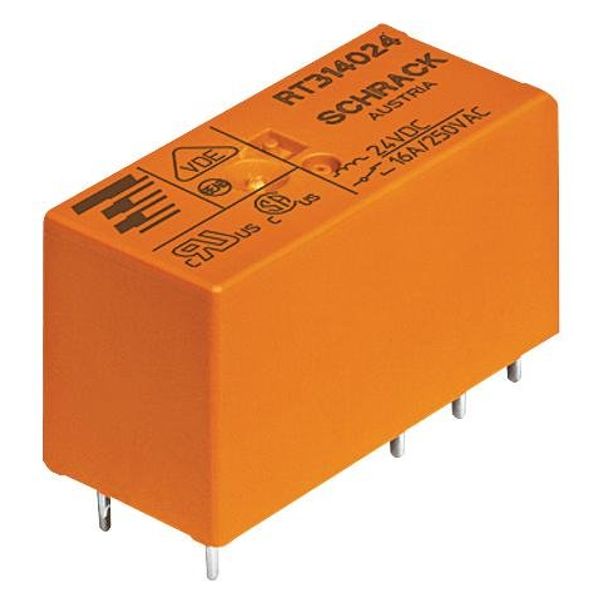 SCHRACK - TE CONNECTIVITY RELAY, PCB, DPCO, 12VDC | GENERAL PURPOSE RELAYS, 1 X QTY - RT424012