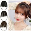 Bestechno Bangs Wig, Natural Bangs Extensions, Bangs Wig, Ultra Thin Bangs Wig, with 10 Pieces of American Pins (Light Brown)