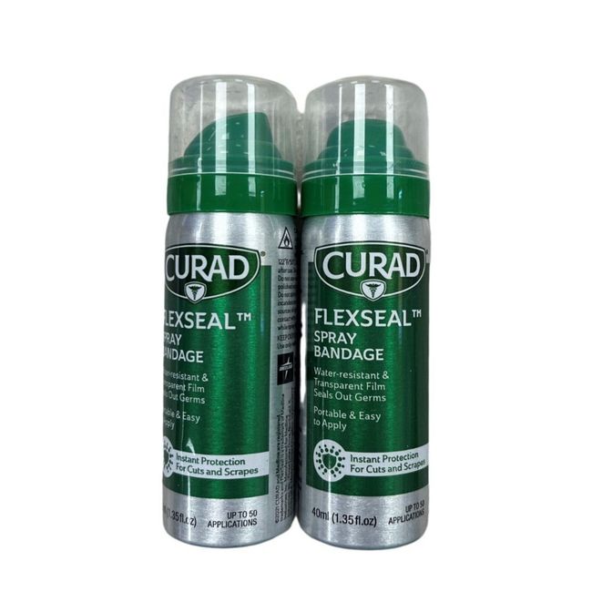 CURAD FlexSEAL SPRAY Bandage 40ml ( 2 pack ) ^