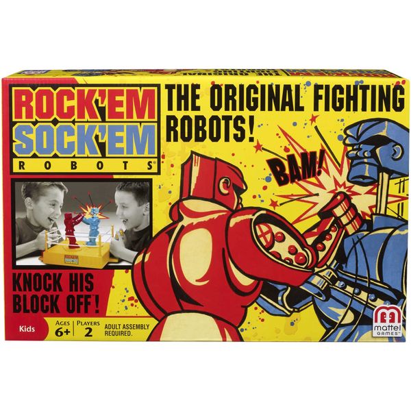 Mattel Games Rock 'Em Sock Em Robots: You Control The Battle of The Robots in a Boxing Ring!