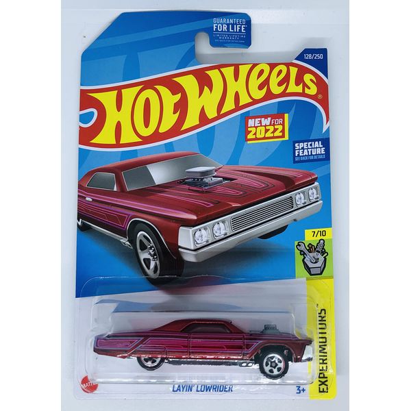 Hot Wheels 2022 - Layin' Lowrider - Experimotors - 7/10 - Red