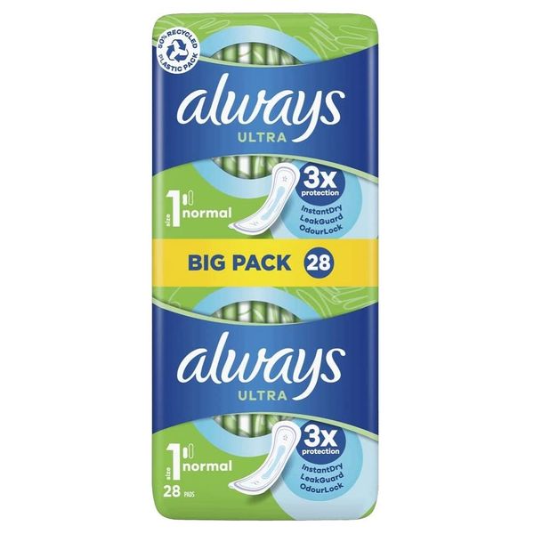 Always Ultra Normal Size 1, Pack of 28