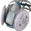 3M Quick Latch Half Face Respirator Facepiece Mask & P100 Particulate Filter LRG