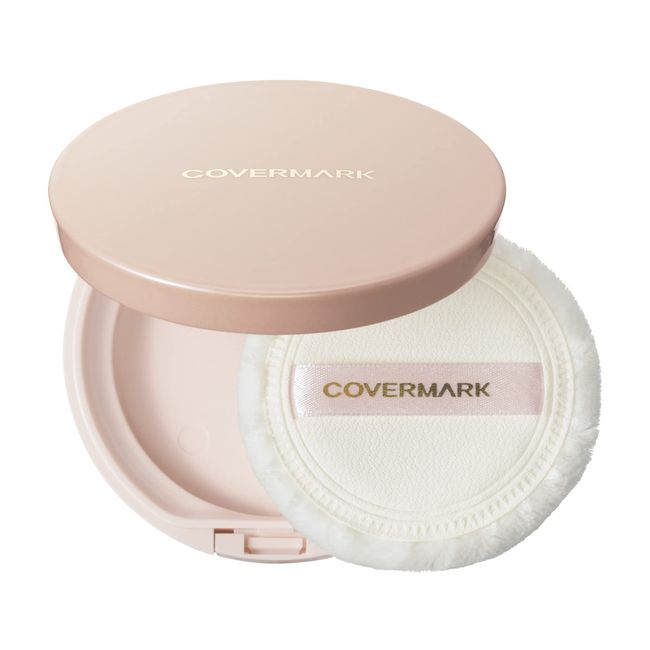 COVERMARK Pressed Powder with Case and Puff (Powder Case for Moist Lucent Pressed Powder)