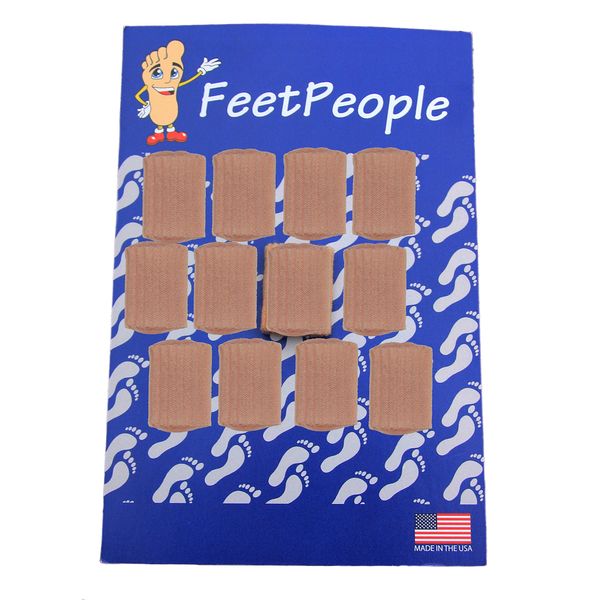 FeetPeople Gel Corn Pads, Medium, 12 Pack