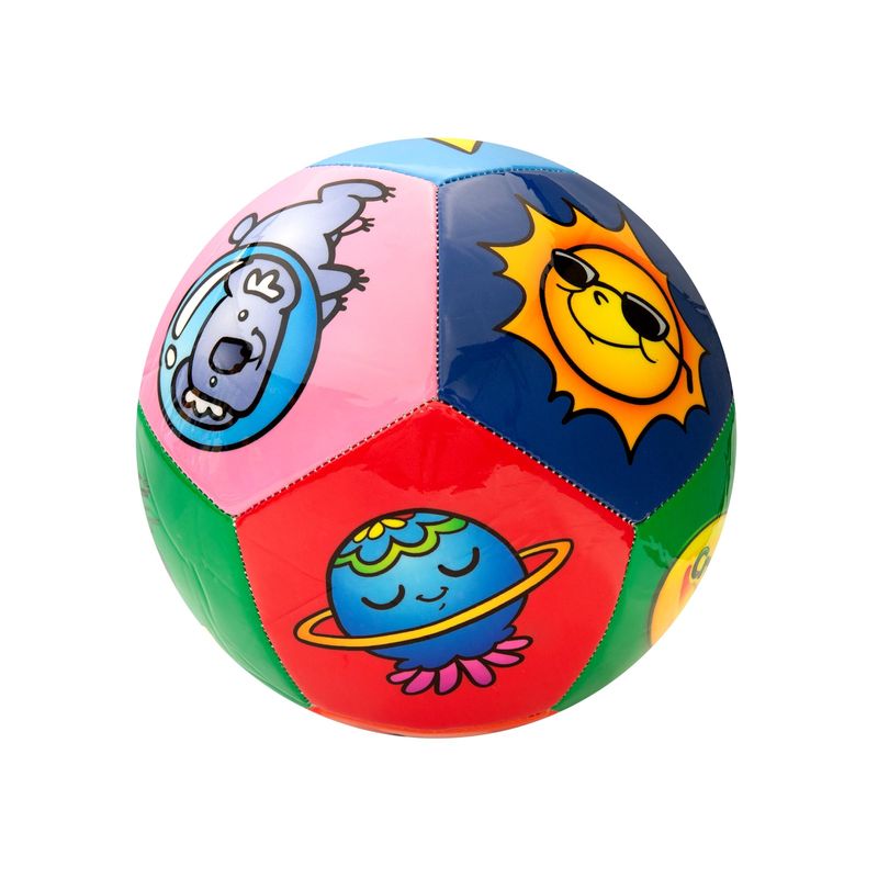 Score N' Explore Pallone Da Calcio Crayola Colorato 12.7 Cm – Transportation Explorer, Palla Interattiva Da Colorare Con 3 Pastelli, Giocattolo Educativo Per Bambini - 4