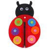 SUPVOX Basic Felt Early Learning Basic Life Skills Learn to Zip Button DIY Ladybird Craft Developmental for