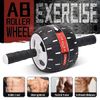 66FIT Ab Roller Slide Core Abs Workout, Black
