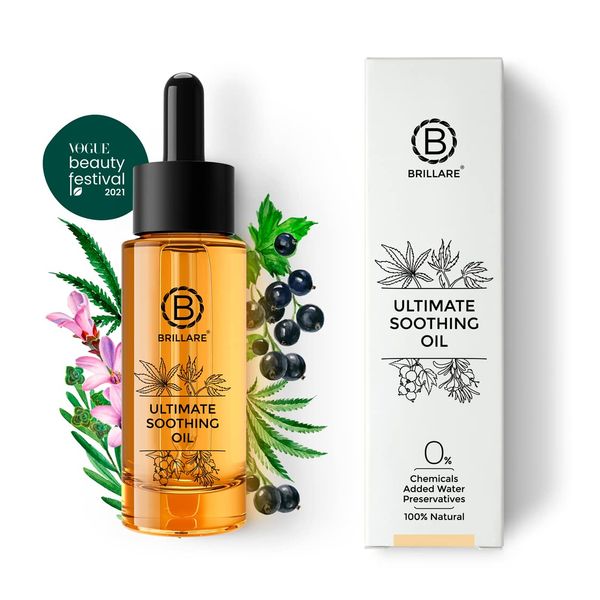 BRILLARE Ultimate Soothing Oil, Complete Natural Body Oil With Rosemary (30 ML), Zero Chemicals