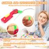 3 Pcs Automatic Needle Threader, Plastic Sewing Machine Needle Threader, Simple Needle Threaders Hand Sewing Automatic Needle Threaders for Hand Sewing and DIY Threading Tool(Random Color)