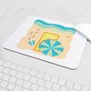 CafePress Beach Umbrella Mousepad Non-Slip Rubber Gaming Mousepad