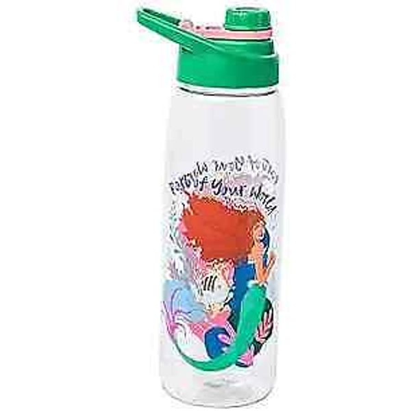 The Little Mermaid Ocean Of Dreams Water Bottle With Screw Lid, 28 Multi