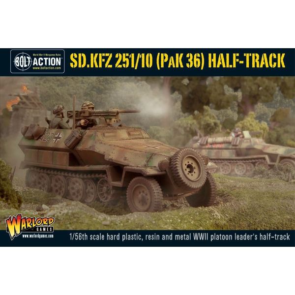 Sd.kfz 251 10 Pak 36 Half Track Tank Miniature