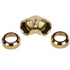 Barrow 14mm Multi-Link to Multi-Link Fitting, 90 Degree Angle, Gold