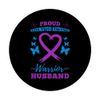 Proud Rheumatoid Arthritis Warrior Husband PopSockets Swappable PopGrip
