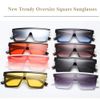 Grainas 0BVJ Sunglasses with Black Frame and Double Grey Slice Acrylic