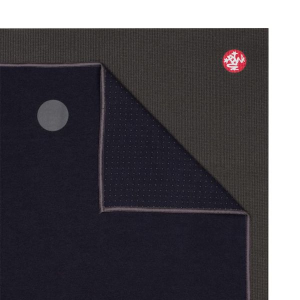 Manduka Yogitoes Yoga Towel – Rubber Grip Dots Non-Slip Bottom, Quick Dry Fitness Towel for Hot Yoga, Pilates, Exercise - 71 Inch, Chakra Print