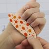 Autumn Fall Trees Pattern Double-Sided Oval Nail File Emery Board Set 4 Pack