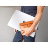 drip Apple Organizer (Brown) MacBook Accessories Pouch Small Storage Convenient Goods Cable Leather Leather