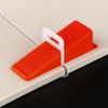 Tile Leveling System Kit 100 Reusable Tile Wedges with 300 2.0mm Tile Spacer Clips Professional Tiling Precision Leveling Spacing and Alignment Solution