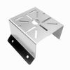 CTXSumTec CCTV Security Camera Pole Corner Mount Bracket, Stainless Steel Wall Corner Adapter Mount Bracket for Universal PTZ Security Camera Mounting Surveillance System