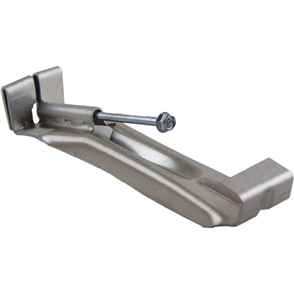 Spectra Metals K Style Aluminum Hidden Gutter Hanger Bracket with Screw 5HFHRTB