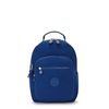 Kipling Seoul S Backpacks, 25.5X16X35, Deep Sky Blue (Blue)