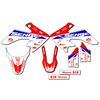 2013-2025 CRF 50F BINARY Red Senge Graphics Base Kit Compatible with Honda