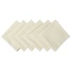 DII Solid Napkin Set Collection, 20x20, Natural, 6 Piece